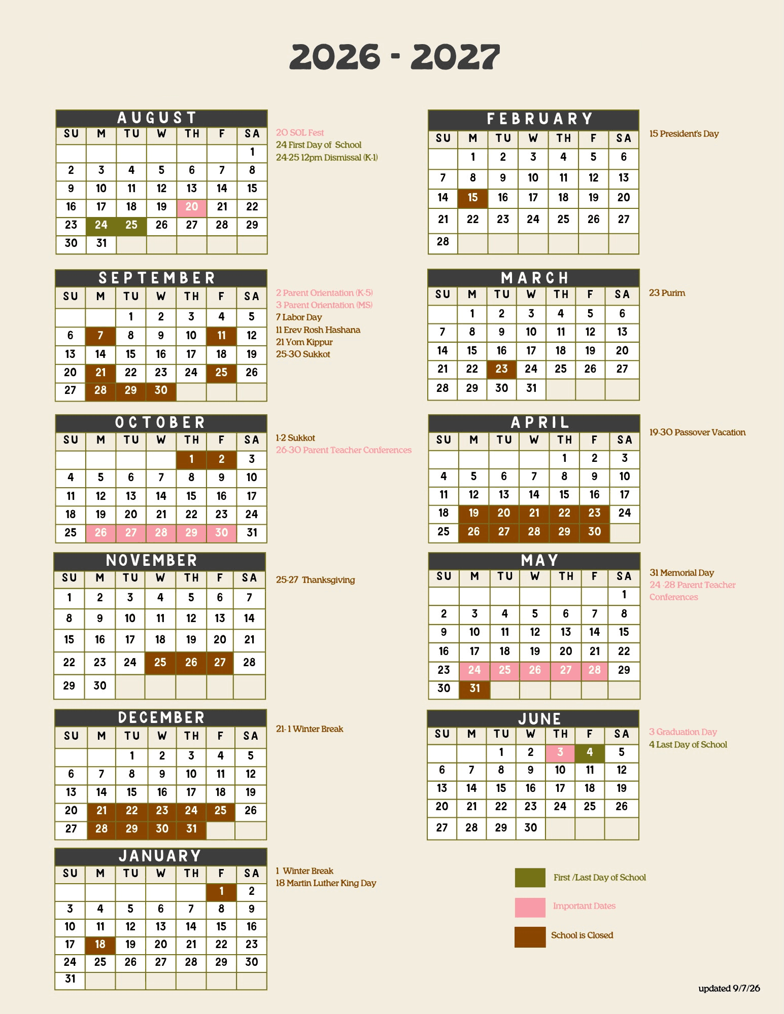 calendar